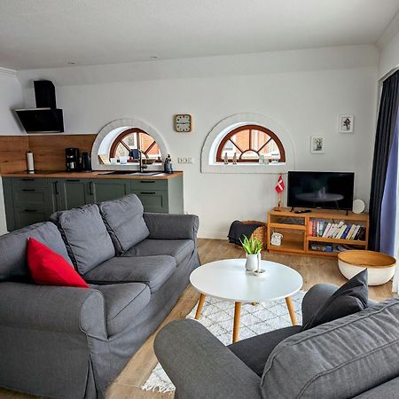 Ferienwohnung Deichblick Tonning Bagian luar foto