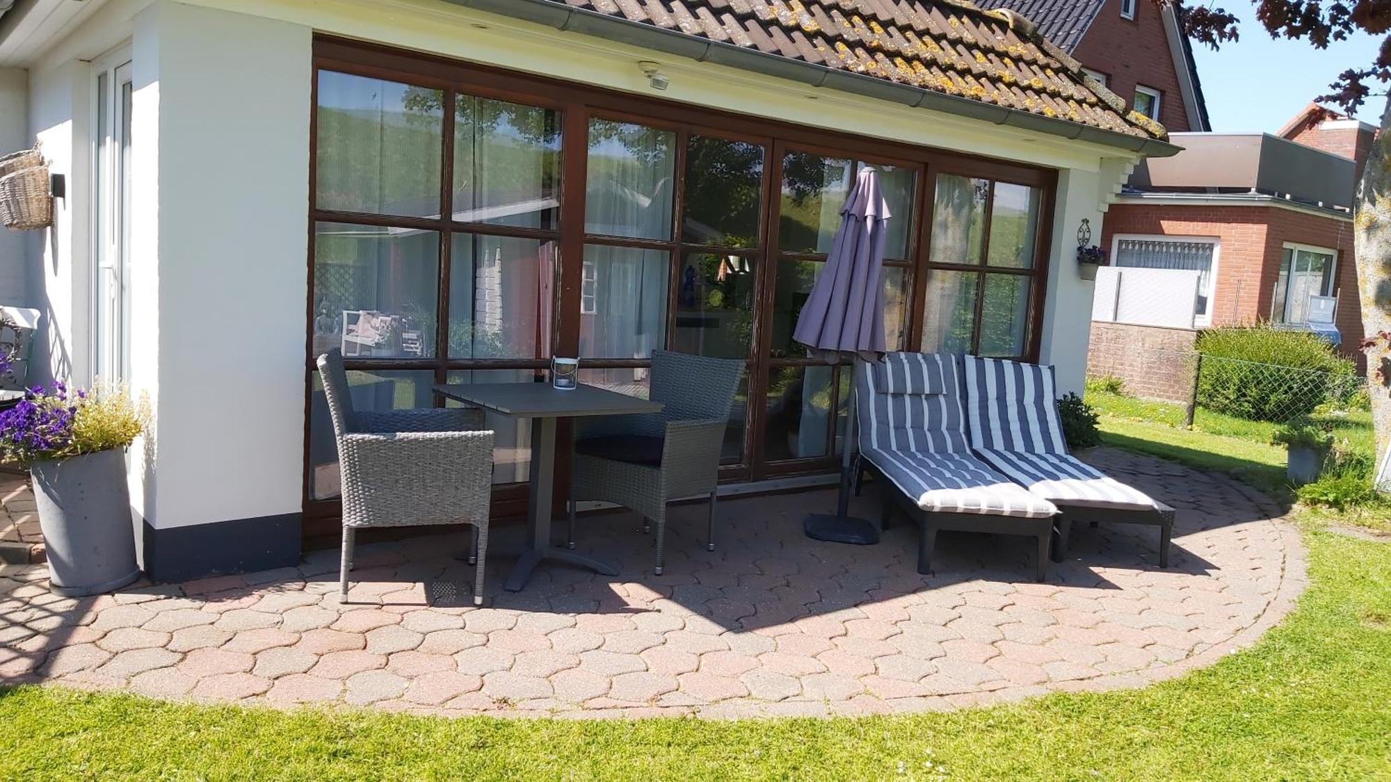 Ferienwohnung Deichblick Tonning Bagian luar foto