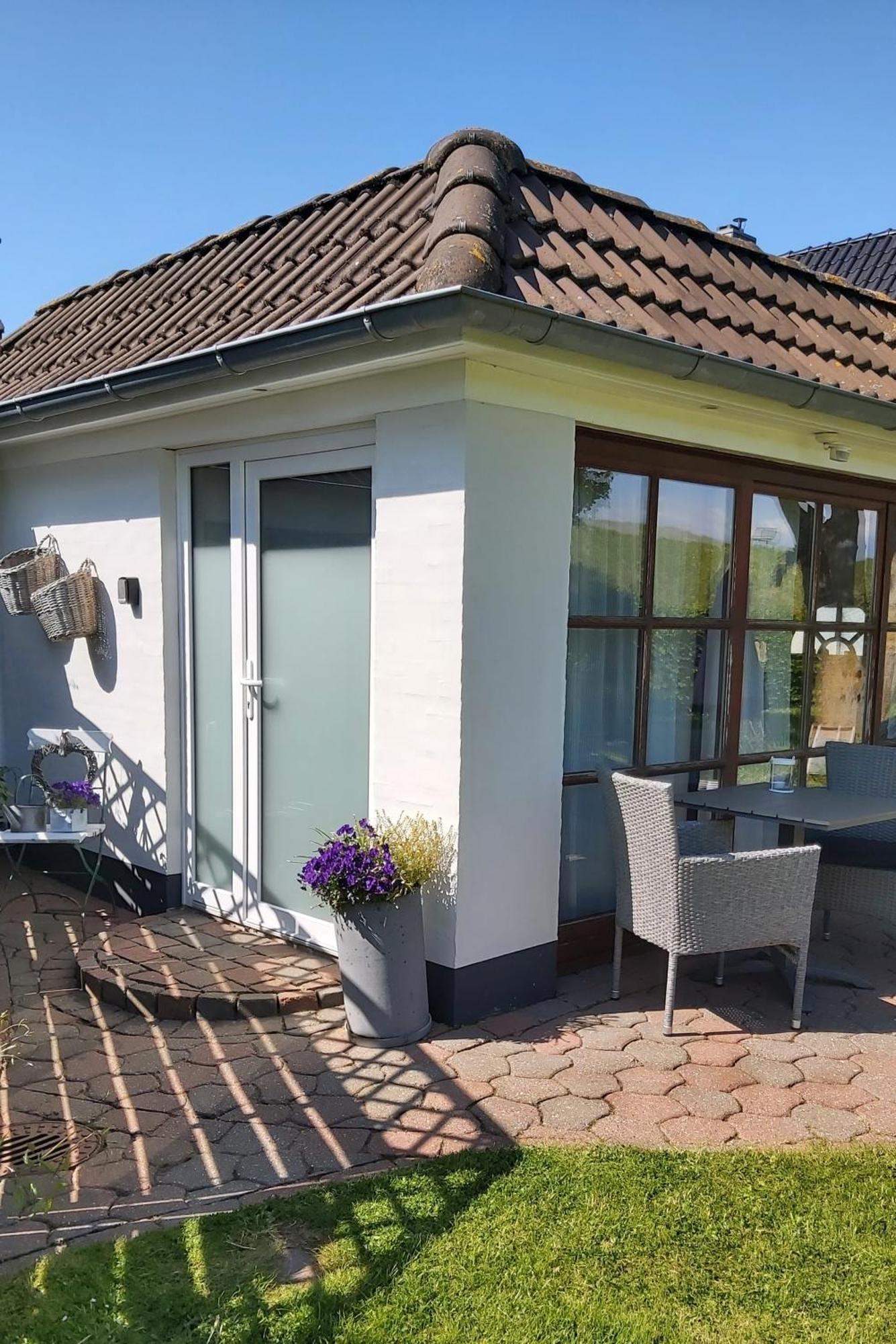Ferienwohnung Deichblick Tonning Bagian luar foto